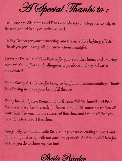 special thanks