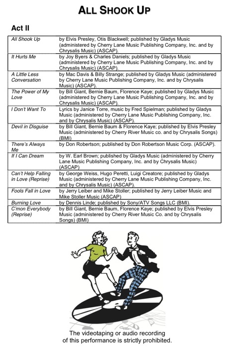 song credits 2