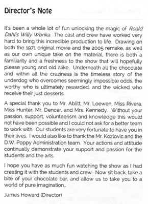 Director&#39;s Note